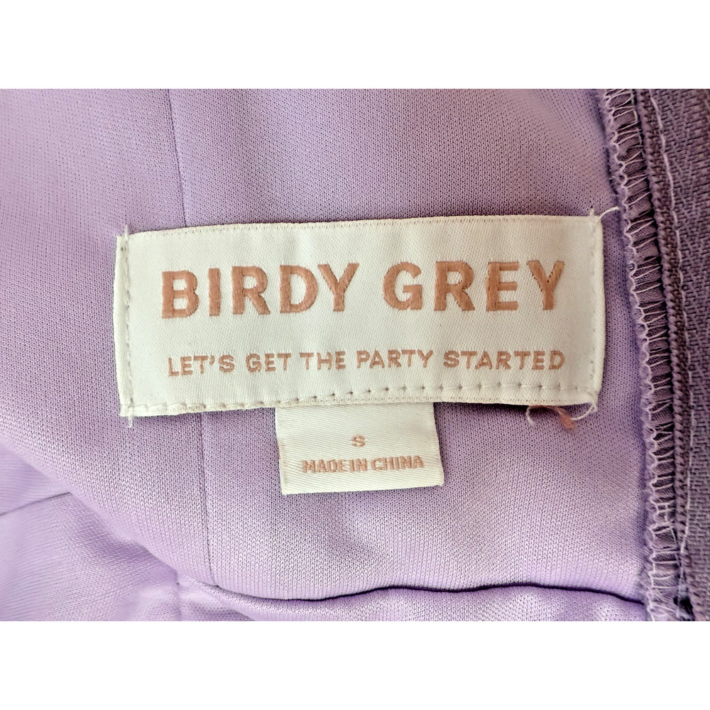 Prom Dress Long Formal Lilac Lavender Evening Gown Birdy Grey Bridesmaid Small - Picture 8 of 10